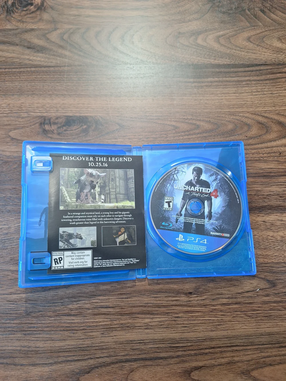 Sony PS4 Controller with Black Finish and Blue Game Cases Bundle